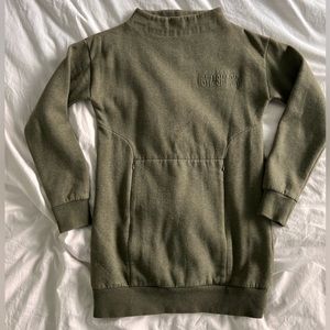 Gymshark Washed Green Tunic Sweatshirt - Size XS